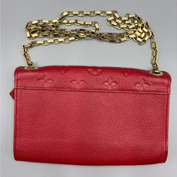 Louis Vuitton red empreinte Saint Germaine crossbody - Picture 7 of 13